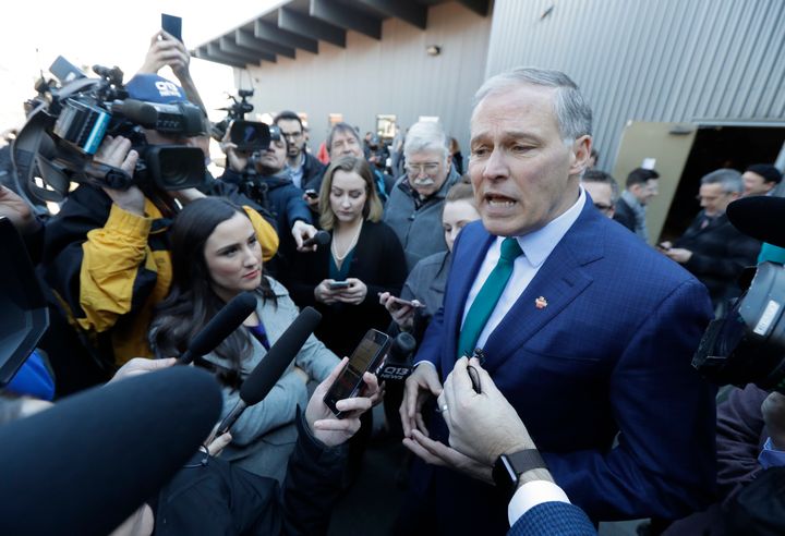 Washington Gov. Jay Inslee has declined to comment on the super PAC supporting him so far.