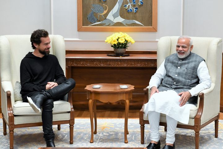 Prime Minister Narendra Modi met Twitter CEO Jack Dorsey in November 2018. Both tweeted about the meeting the same day in glowing terms. (Pic: Twitter/@jack)