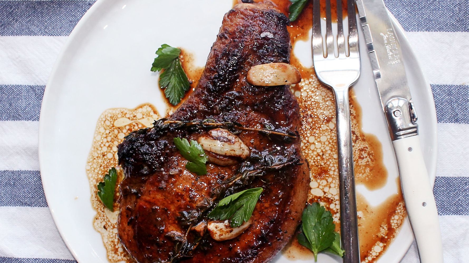 How To Cook Pork Chops Without Drying Them Out Huffpost Life