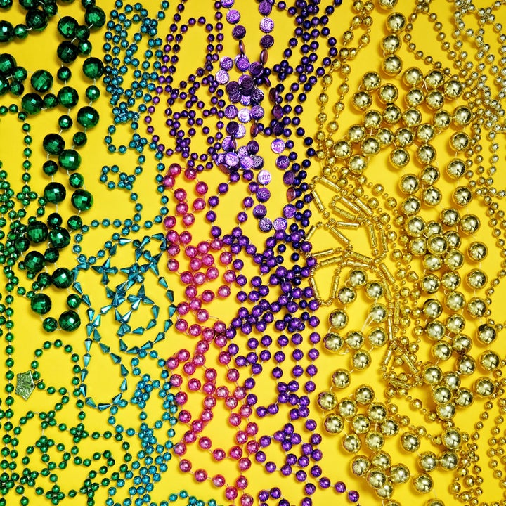In a 2017 cleanup project, workers removed 93,000 pounds of beads from storm drains in downtown New Orleans after Mardi Gras.