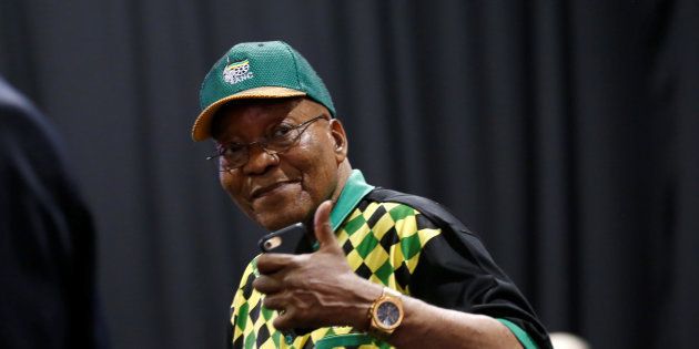 President of South Africa Jacob Zuma during the ANC's 54th National Conference.