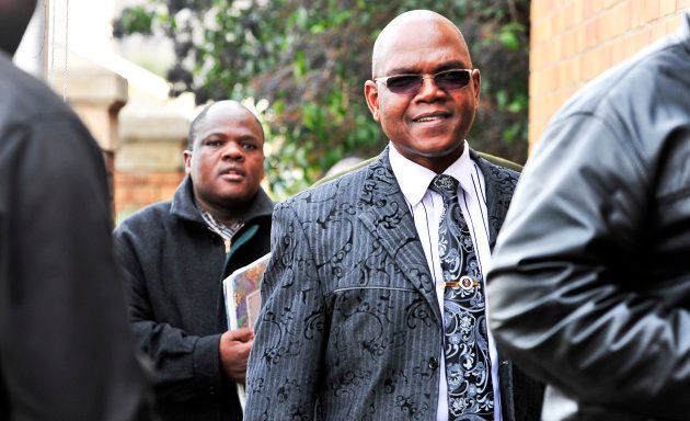 Suspended Crime Intelligence Head Richard Mdluli arrives at the Boksburg Magistrate's Court on June 24, 2011 in Johannesburg, South Africa. The Hawks arrested the lieutenant general in March on charges including murder and kidnapping, a decade after the crime he allegedly covered up. (Photo by Bongiwe Gumede/Gallo Images)