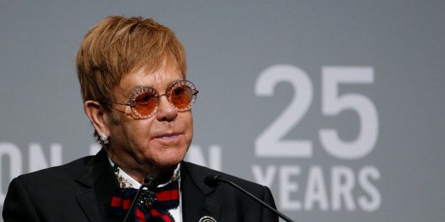 Singer Elton John