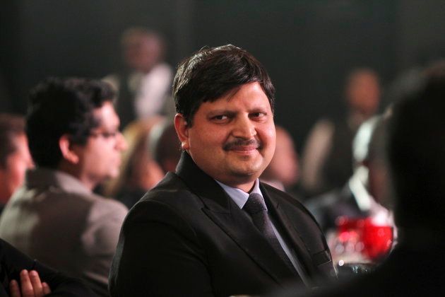 Atul Gupta at the launch of ANN7 news channel on August 21, 2013, in Johannesburg.