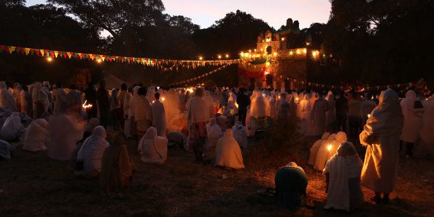 Timkat festival in Gonder, Ethiopia