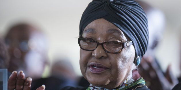 Winnie Madikizela-Mandela.