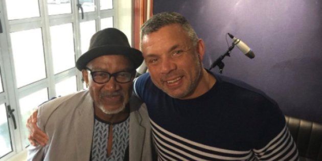 Sipho 'Hotstix' Mabuse and Mark Fish.