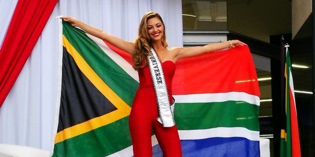 South Africa's Miss Universe, Demi-Leigh Nel-Peters.