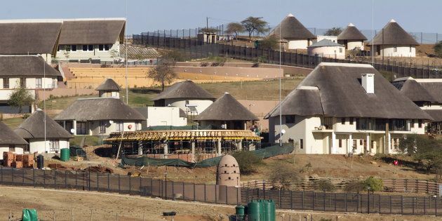 A view of the Nkandla home of President Jacob Zuma.