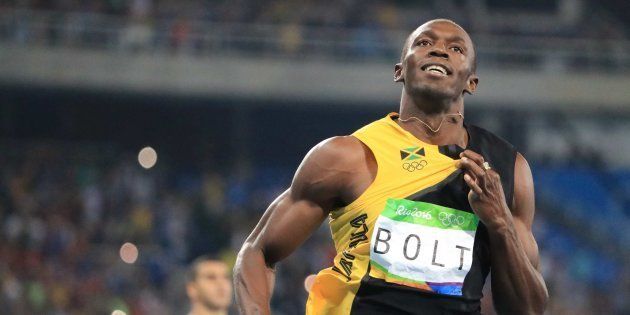 Usain Bolt of Jamaica at the 2016 Olympic Games.