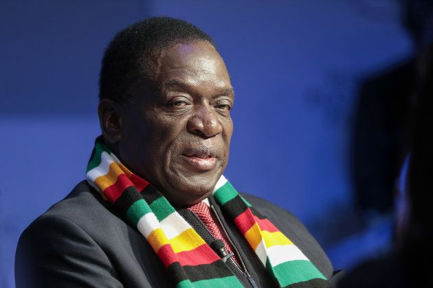 Emmerson Mnangagwa, Zimbabwe's president. Photographer: Jason Alden/Bloomberg via Getty Images