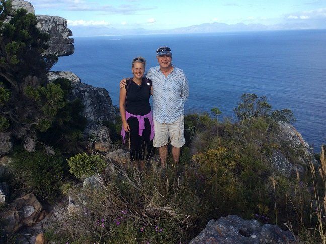 With my Uncle John, above Cape Town last October. While the Cape Peninsula is surrounded by ocean, nearly 4 million people could soon be without potable water.