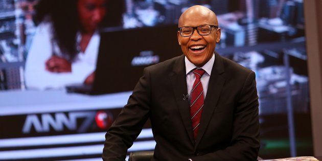 The New Age and ANN7 proprietor Mzwanele Manyi during the announcement on the shareholding of his company Lodidox on August 30, 2017 in Johannesburg.