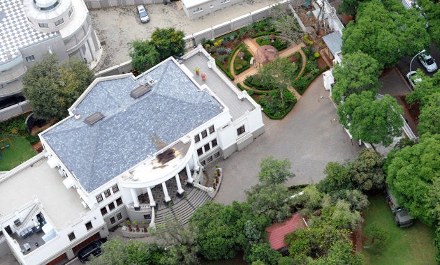 The Gupta compound in Saxonwold, Johannesburg.