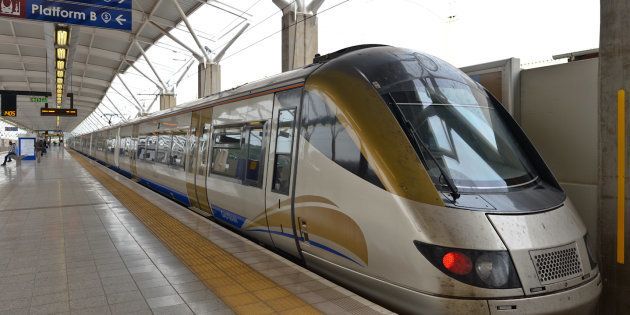 Gautrain is an 80-kilometre mass rapid transit railway system in Gauteng province.