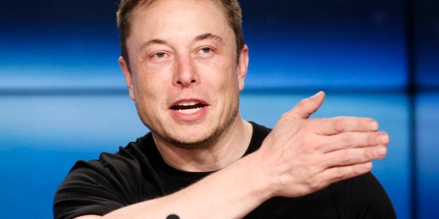 South African-born tech visionary Elon Musk.