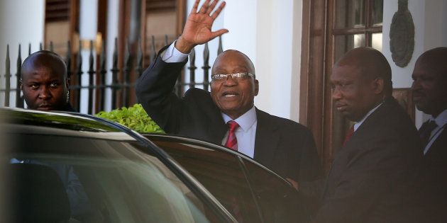 Hello, goodbye? President Jacob Zuma leaving Tuynhuys this week.