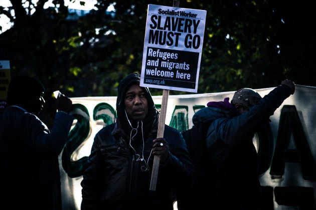 In response to the slave trade in Libya, African Lives Matter held a national march in London on December 9th.