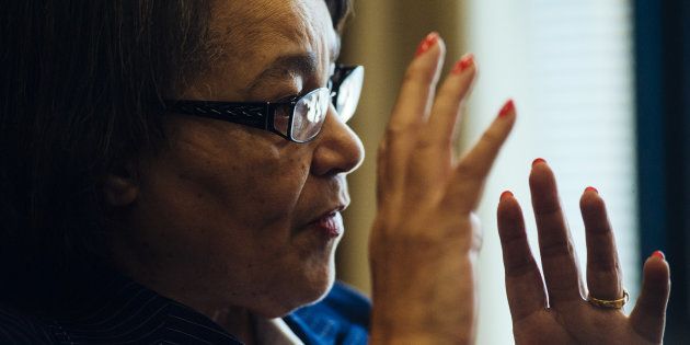 Patricia de Lille, mayor of Cape Town, speaks during an interview at her office in Cape Town, South Africa on Monday, Nov. 13, 2017.