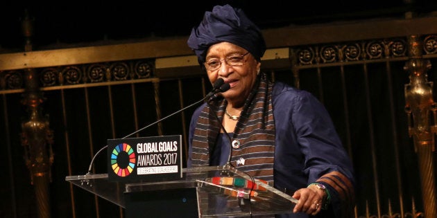 Former Liberian president, Ellen Johnson Sirleaf.