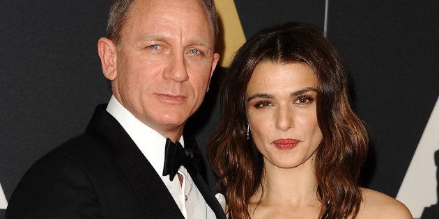 Rachel Weisz with husband and current James Bond, Daniel Craig.