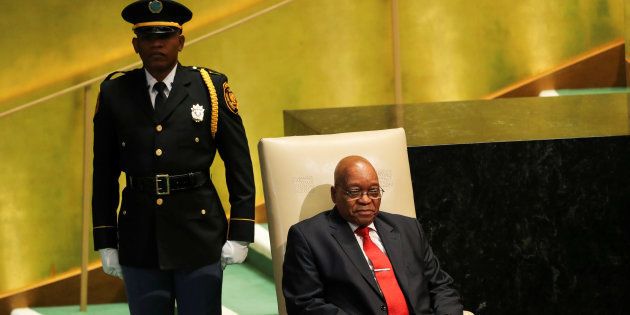 President Zuma at the United Nations recently. Zuma feels his work on the international stage is not done yet.