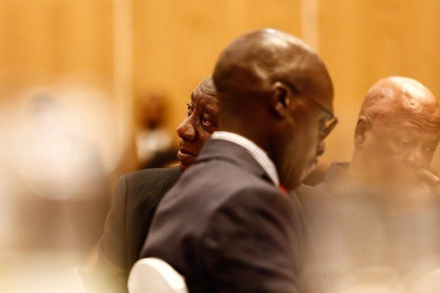 Finance Minister Malusi Gigaba during a pre-World Economic Forum (WEF) breakfast briefing on January 18, 2018 in Johannesburg.