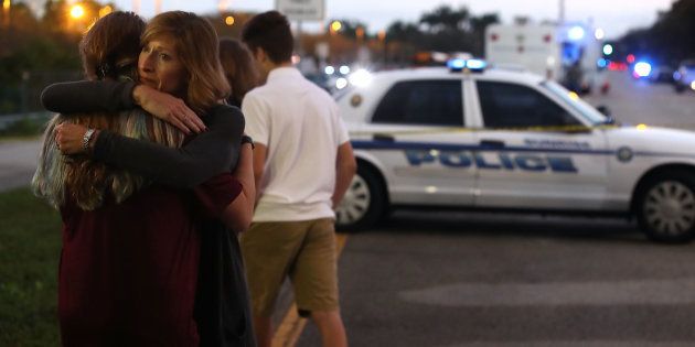 Mourners in Florida.