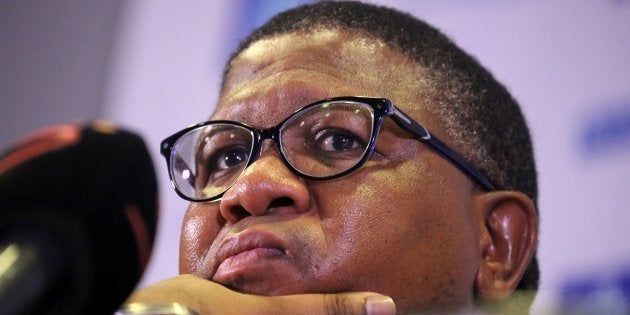 Minister of police Fikile Mbalula.