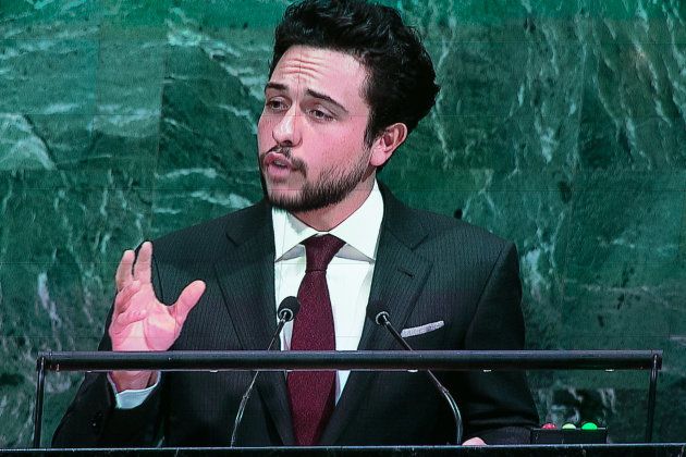 Jordan's Crown Prince Al Hussein bin Abdullah II addresses the U.N. General Assembly at the United Nations on Sept. 21, 2017 in New York City.