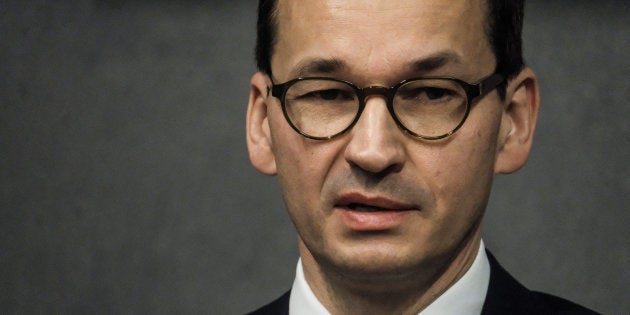 Poland's Prime Minister Mateusz Morawiecki visits the Ulma Family Museum of Poles Who Saved Jews during WWII in Markowa, Poland February 2, 2018.