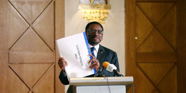Kenyan opposition National Super Alliance (NASA) coalition leader and lawyer James Orengo speaks during a news conference regarding the results of the August 2017 elections in Nairobi, Kenya, January 26, 2018.