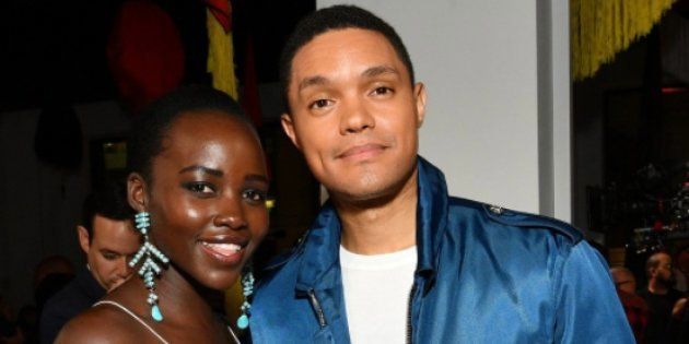 Lupita Nyong'o and Trevor Noah.