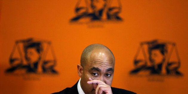 Head of the National Prosecuting Authority Shaun Abrahams during a media briefing, in Pretoria, South Africa, October 31,2016.