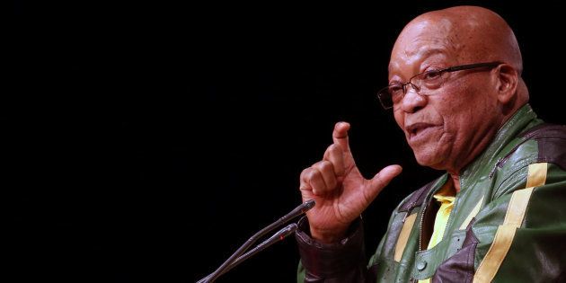 President Jacob Zuma gestures during the last day of the ANC National Policy Conference in Soweto, South Africa, on July 5 2017.