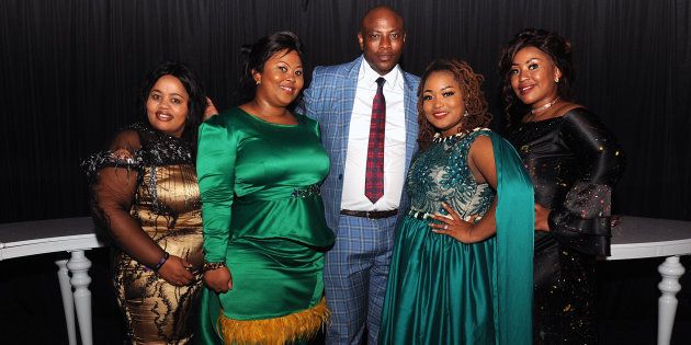 Uthando Nes'thembu's Musa Mseleku and his four wives.