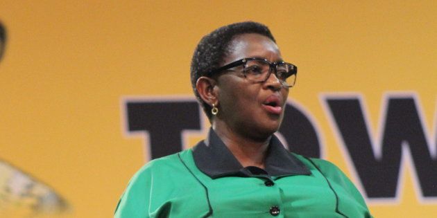 Bathabile Dlamini, president of the ANC Women's League seen during the 54th ANC national conference.