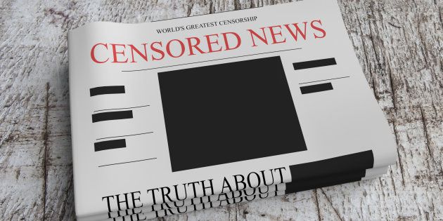 Censorship News Concept