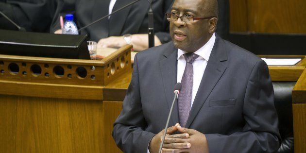 Nhlanhla Nene delivers his one and only budget speech on 25 February 2015. He was dismissed later that year by then president Jacob Zuma. He has now been reappointed by President Cyril Ramaphosa.