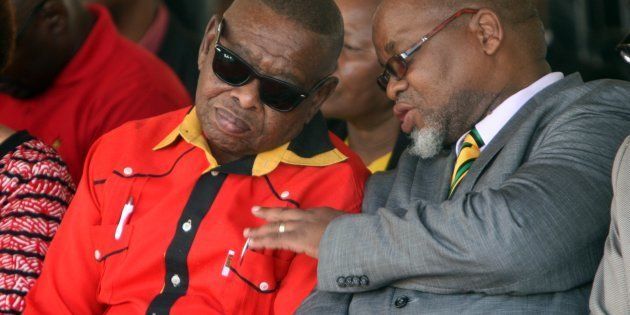 The end of a beautiful friendship? ANC General Secretary; Gwede Mantashe with the South African Communist Party General Secretary Blade Nzimande.