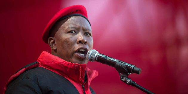 Economic Freedom Fighters (EFF) leader Julius Malema.