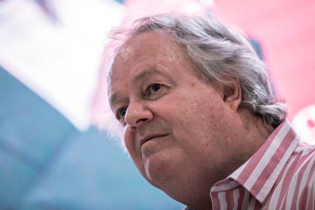 South African investigative journalist Jacques Pauw attends the official presentation of his latest book 'The President's Keepers' in Johannesburg, South Africa on November 8, 2017.