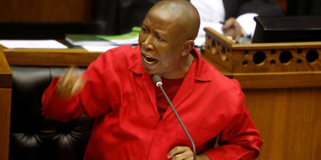 EFF leader Julius Malema.