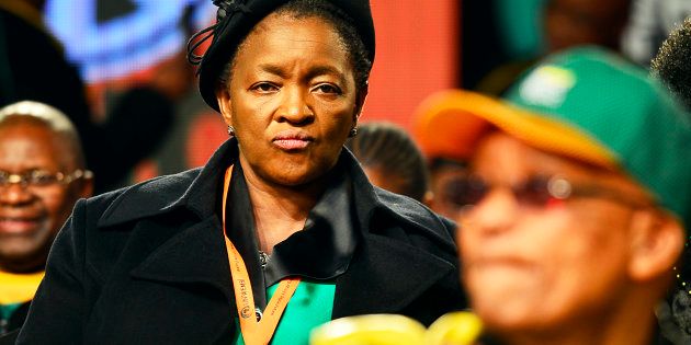 Social Development Minister Bathabile Dlamini during the African National Congress (ANC) 5th national policy conference at the Nasrec Expo Centre on July 01, 2017 in Johannesburg.