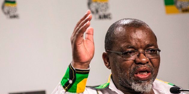 South African ruling party African National Congress (ANC) Secretary General Gwede Mantashe.