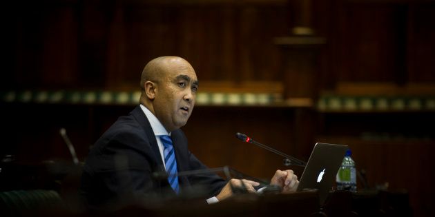 National Prosecuting Authority (NPA) boss Shaun Abrahams in Parliament on November 4, 2016.