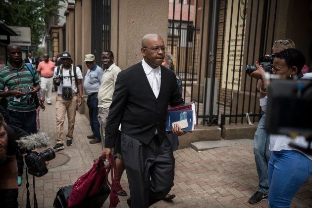 Advocate Dali Mpofu outside the Pretoria High Court during the State Capture report case on November 01, 2016 in Pretoria.