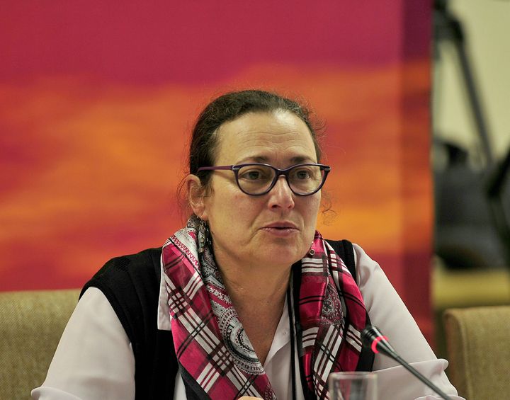 JOHANNESBURG, SOUTH AFRICA ï¿½ SEPTEMBER 13: Commissioner; Janet Love during the Human Rights Commission hearing into mining-affected communities on September 13, 2016 in Johannesburg, South Africa. During the hearing held in Braamfontein, it was heard that traditional leaders entered into deals with mining companies on behalf of communities. (Photo by Gallo Images / Sowetan / Veli Nhlapo)