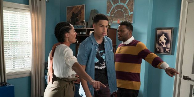 BLACK-ISH - 'R-E-S-P-E-C-T' - Dre and Bow confront gender biases of their own after finding out that both Junior and Zoey have become sexually active. Meanwhile, Ruby is hurt when she finds out that Jack and Diane have been hanging out with a friend's grandmother after school, on 'black-ish,' TUESDAY, MARCH 13 (9:00-9:30 p.m. EDT), on The ABC Television Network. (Eric McCandless/ABC via Getty Images)TRACEE ELLIS ROSS, MARCUS SCRIBNER, ANTHONY ANDERSON