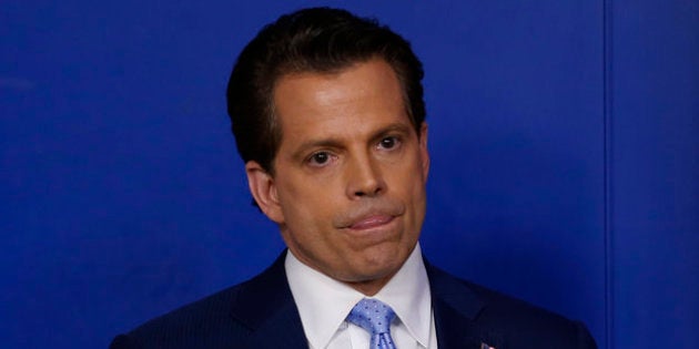 New White House Communications Director Anthony Scaramucci stands by during the daily briefing at the White House in Washington, U.S., July 21, 2017. REUTERS/Jonathan Ernst